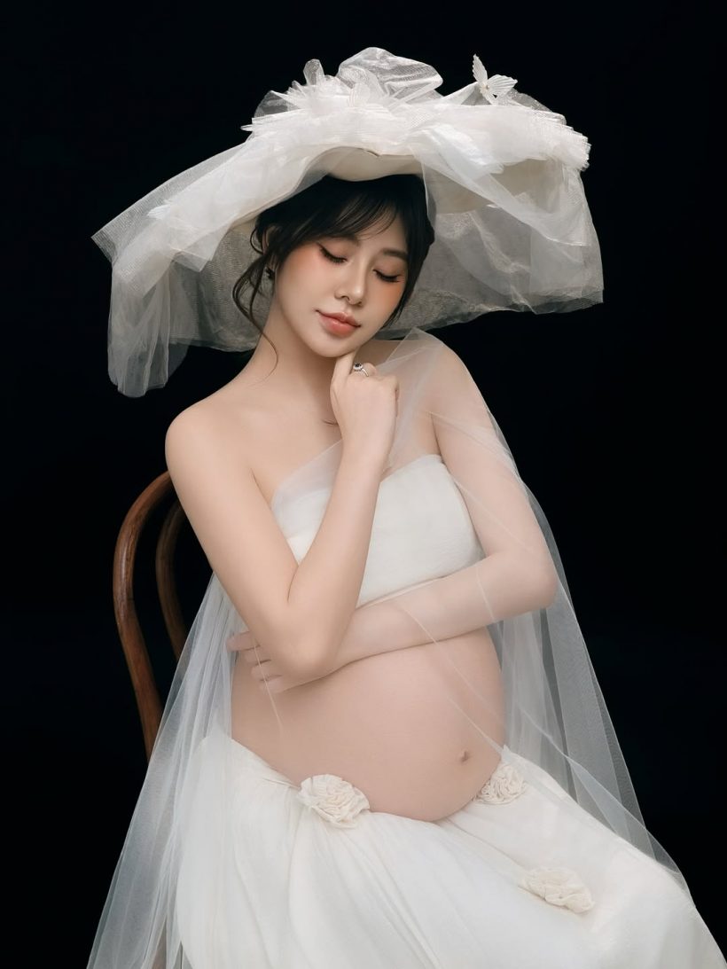 บีเบล อุ้มท้องใหญ่ถ่ายแบบ แฟนๆอวยยศ เป็นแม่ที่สวยที่สุด