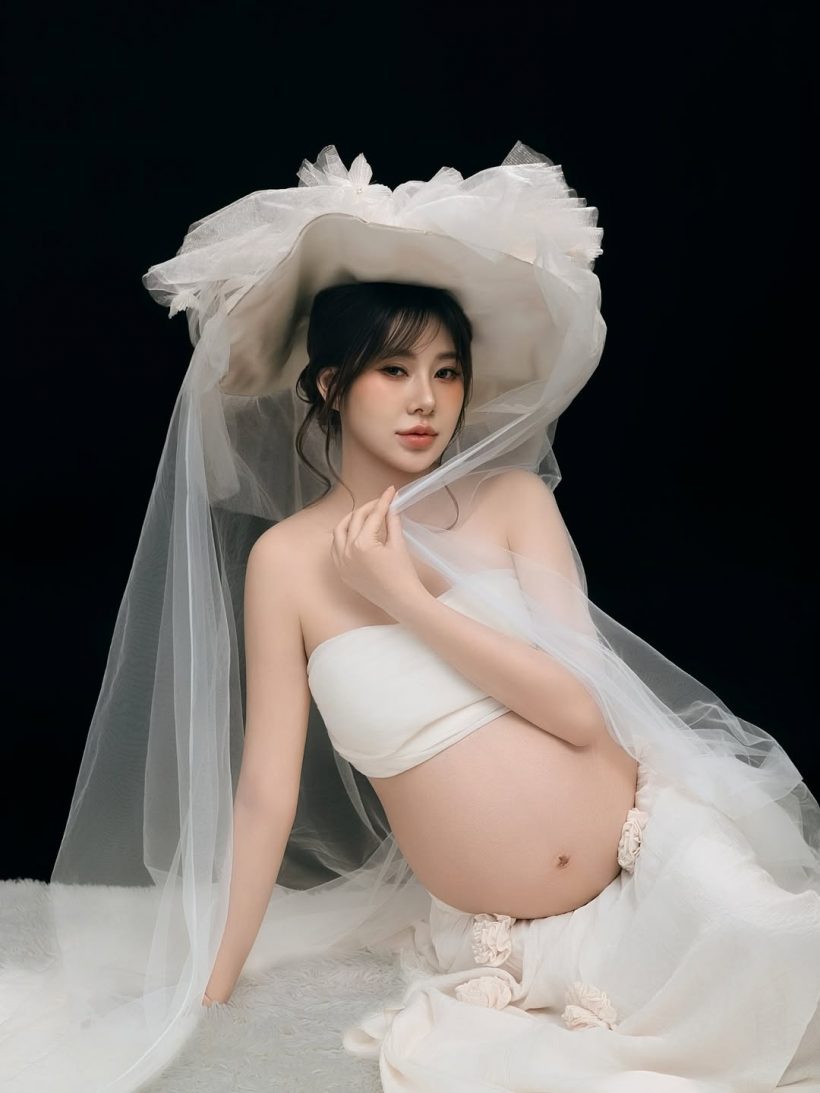 บีเบล อุ้มท้องใหญ่ถ่ายแบบ แฟนๆอวยยศ เป็นแม่ที่สวยที่สุด