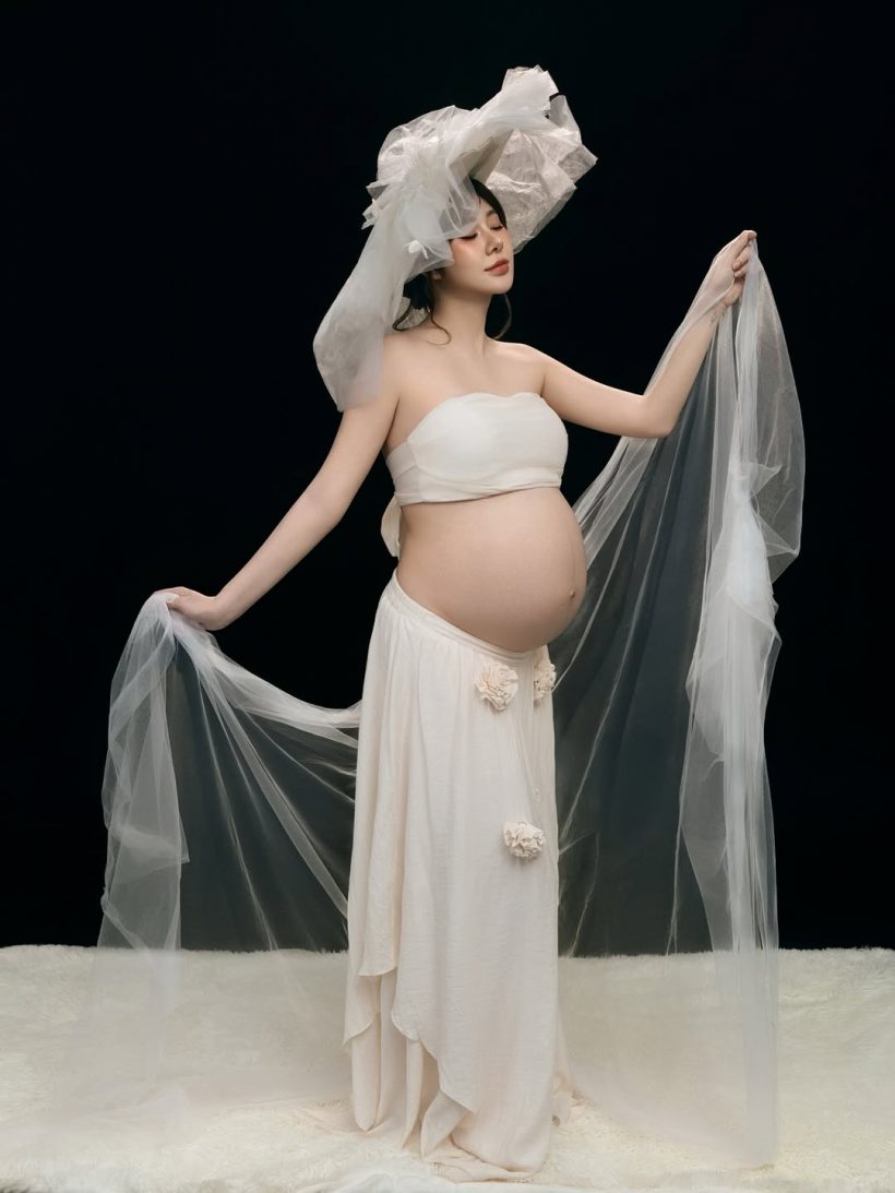 บีเบล อุ้มท้องใหญ่ถ่ายแบบ แฟนๆอวยยศ เป็นแม่ที่สวยที่สุด