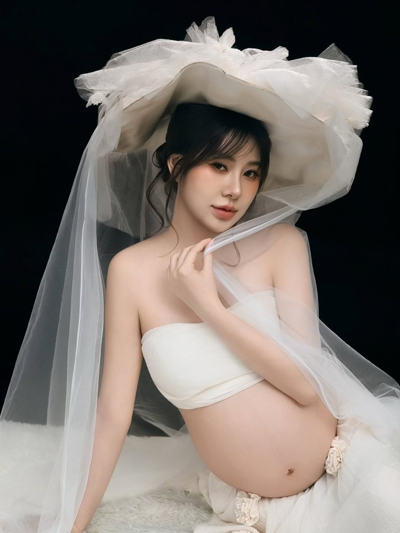 บีเบล อุ้มท้องใหญ่ถ่ายแบบ แฟนๆอวยยศ เป็นแม่ที่สวยที่สุด