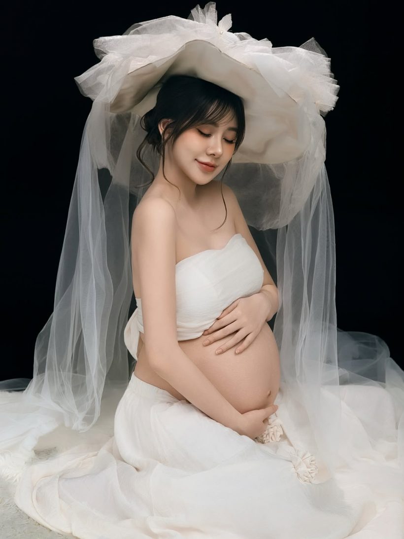 บีเบล อุ้มท้องใหญ่ถ่ายแบบ แฟนๆอวยยศ เป็นแม่ที่สวยที่สุด