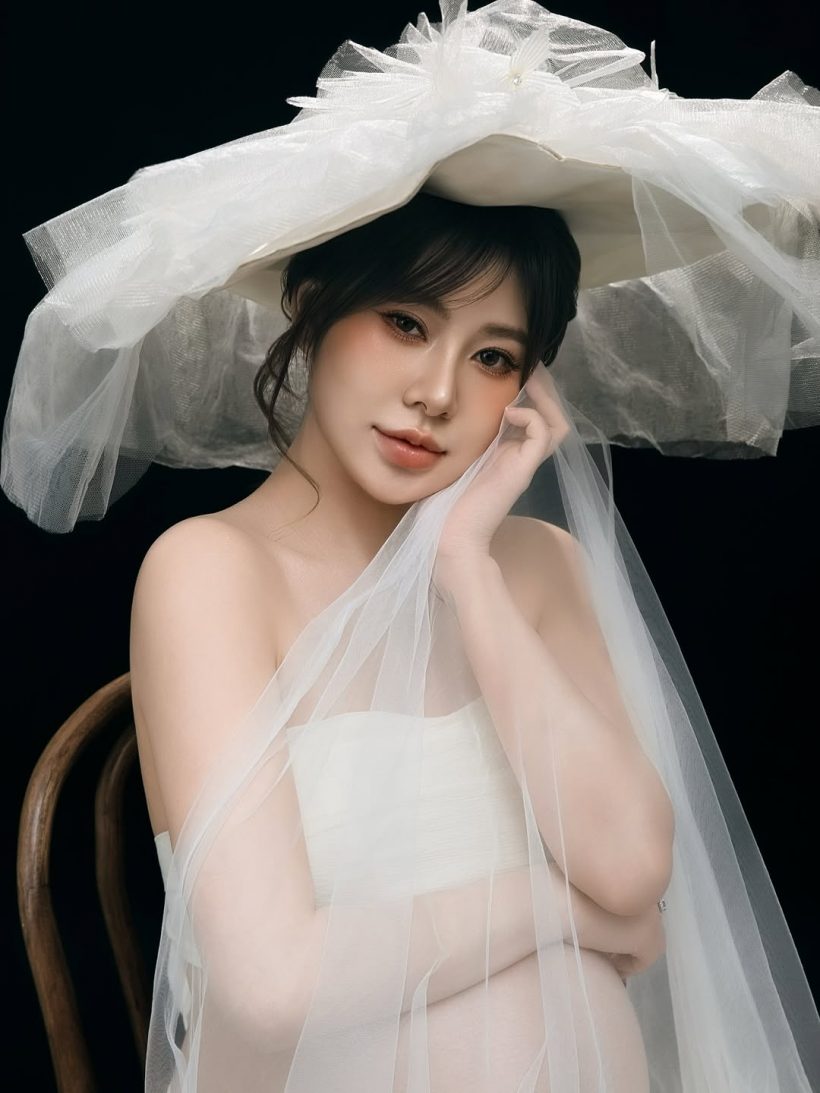 บีเบล อุ้มท้องใหญ่ถ่ายแบบ แฟนๆอวยยศ เป็นแม่ที่สวยที่สุด