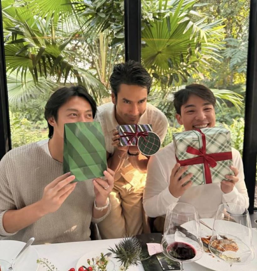 ฮือฮา..หมาก-ณเดชน์ ร่วมโต๊ะนักการเมืองชื่อดังฉลองปีใหม่