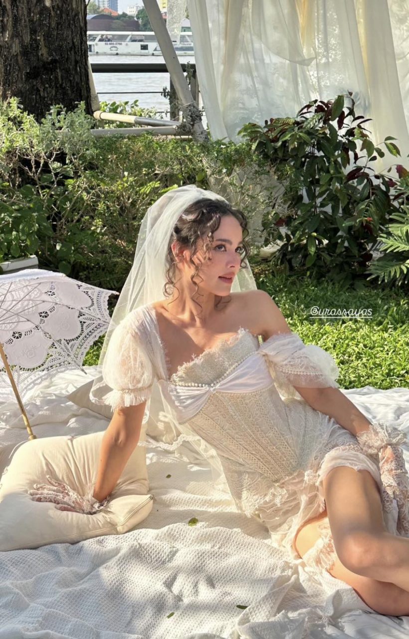 ส่องรีแอคชาวเน็ต หลังญาญ่าเสิร์ฟเอง ในลุคเจ้าสาวสวยละมุน