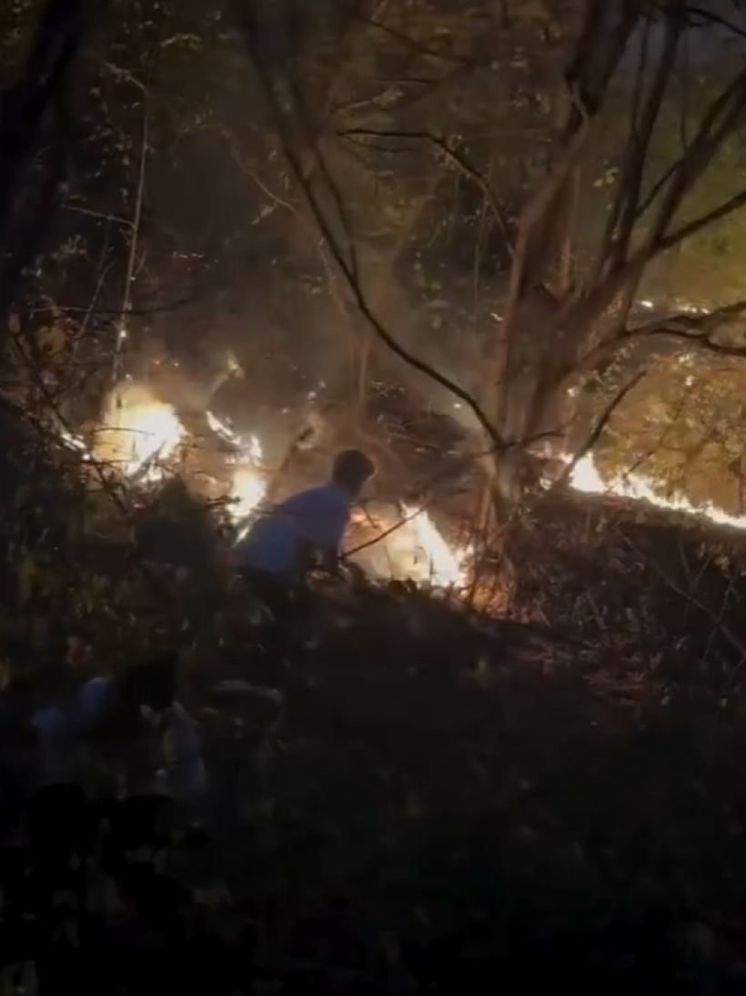 เปิดนาทีระทึก! ศิลปินหนุ่ม ช่วยดับไฟป่า ระหว่างไปปฏิบัติธรรม