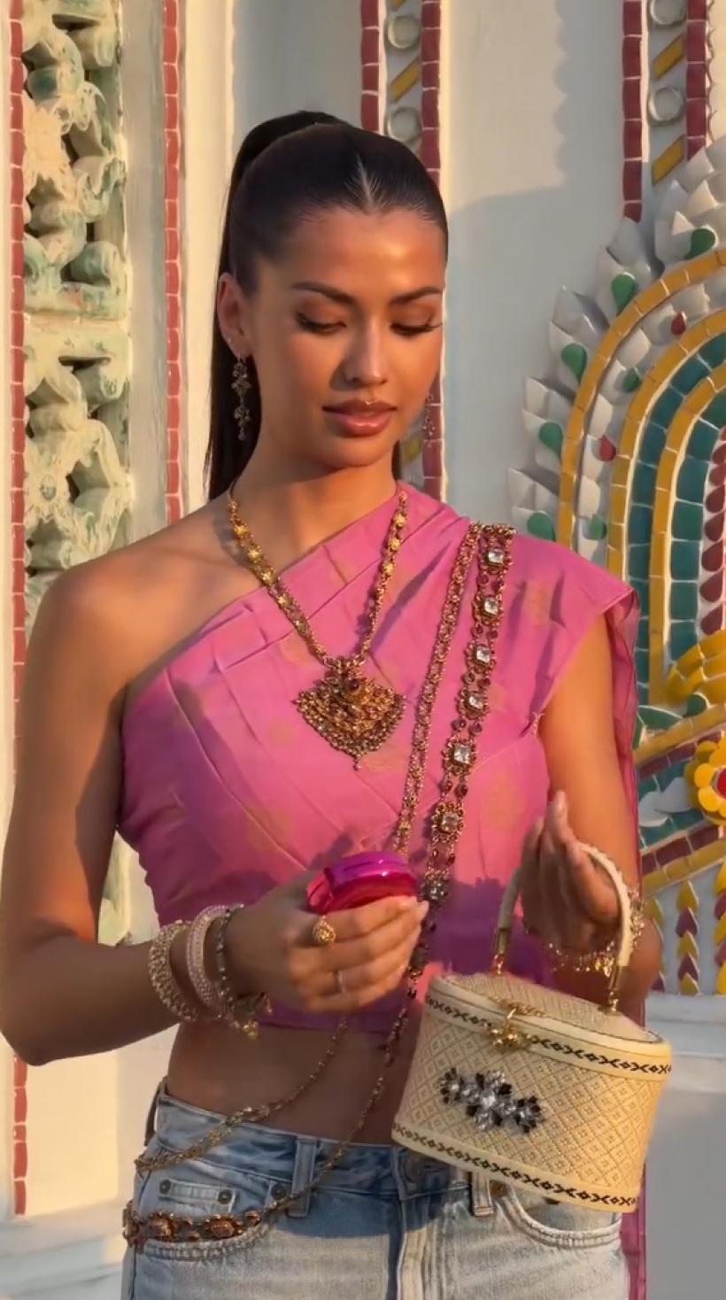 จบดราม่า! ร้านผ้าดังป้อง เเอนโทเนีย หลังเจอเเซะห่มสไบจีน