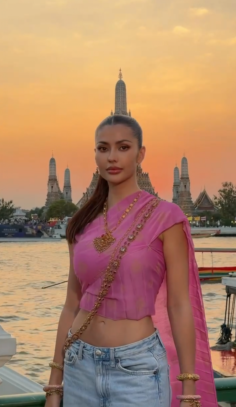 จบดราม่า! ร้านผ้าดังป้อง เเอนโทเนีย หลังเจอเเซะห่มสไบจีน