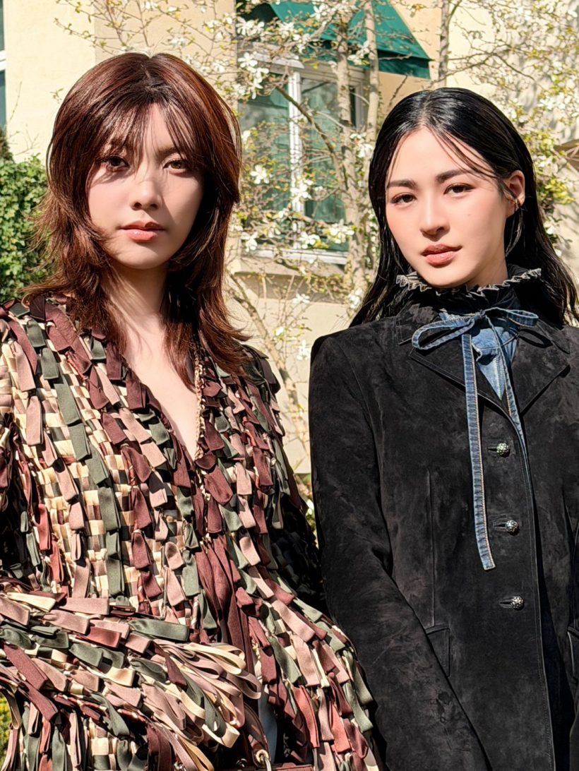 ปารีสไฟลุก! หลิงออม กระทบไหล่จีซู BLACKPINK นั่งเมาท์มอยแบบจึ้ง!!