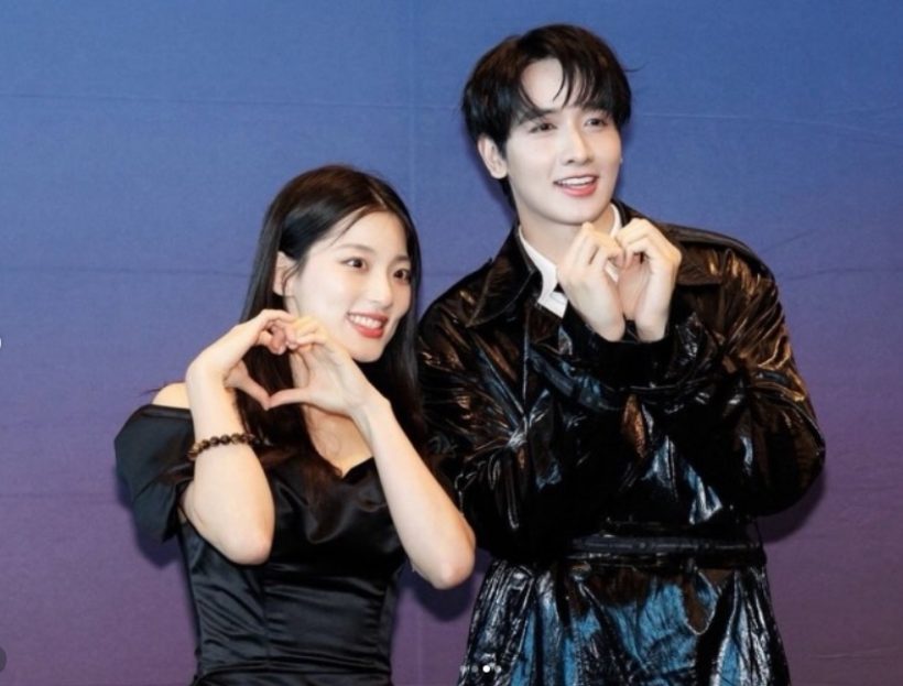 กรี๊ดแตก! พระเอกไทยควงนางเอกเกาหลีเปิดตัวซีรีส์เรื่องใหม่!