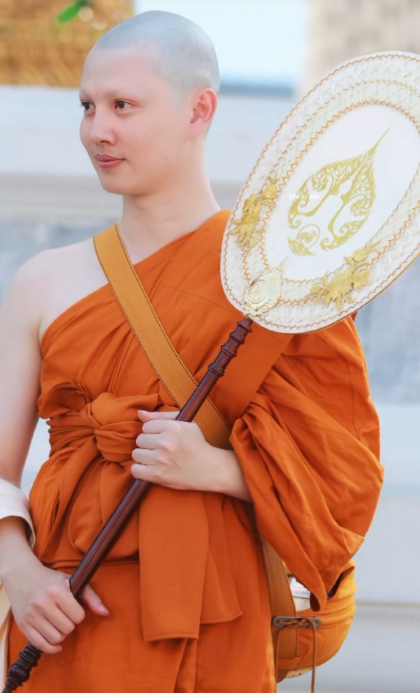 อนุโมทนาบุญ! ดาราหนุ่มดัง เข้าพิธีอุปสมบทแล้ว