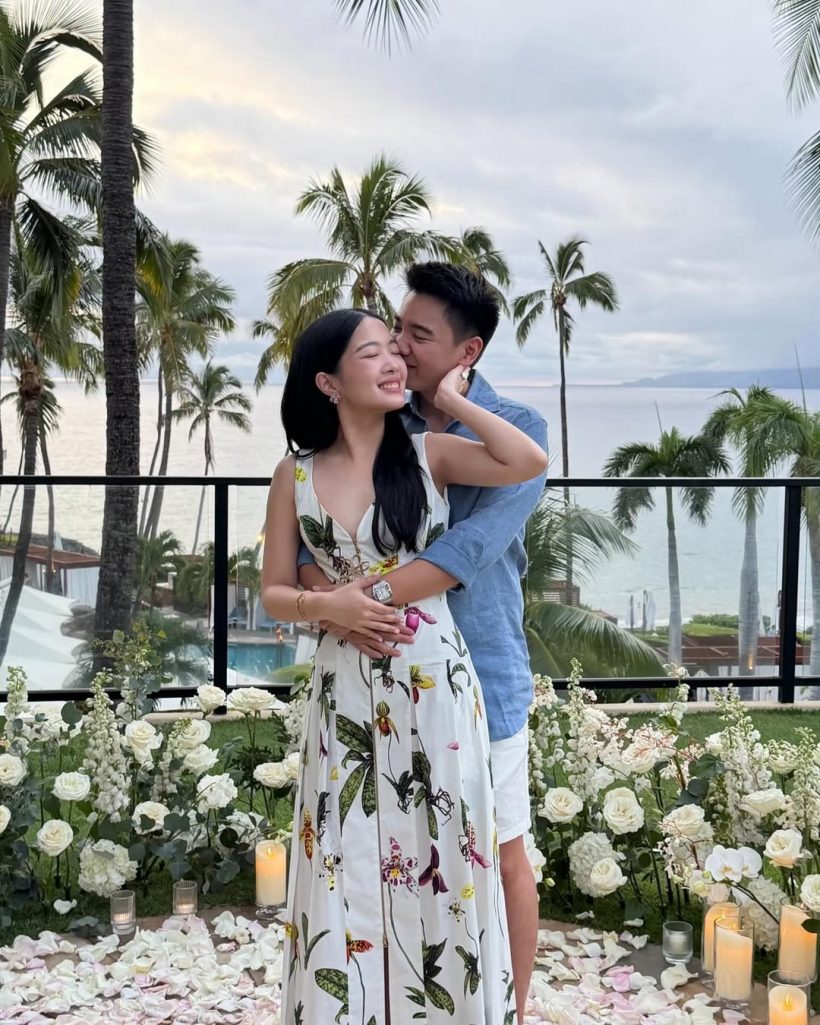 เซอร์ไพรส์วงการไฮโซ คู่รักตระกูลดัง สมเเหวนตีตราจองเเล้ว