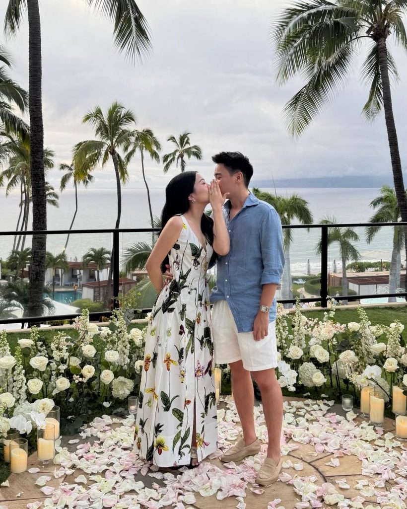 เซอร์ไพรส์วงการไฮโซ คู่รักตระกูลดัง สมเเหวนตีตราจองเเล้ว