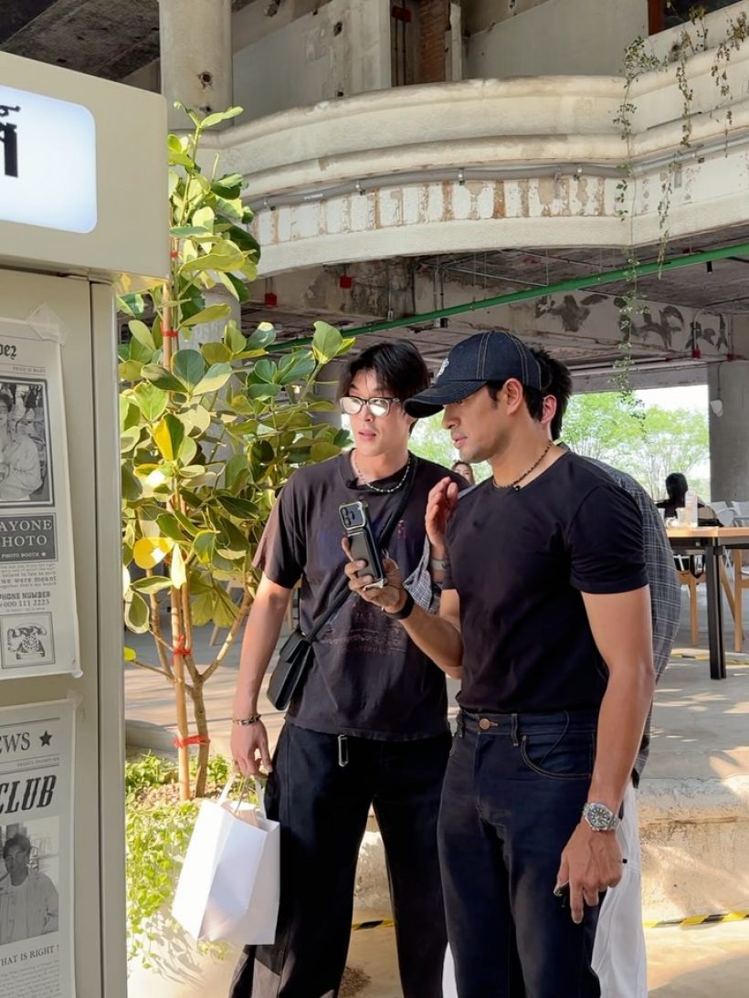 ส่องโมเมนต์ 3 พระเอกฮอตแท็กทีมรวมตัว ความหล่อกินกันไม่ลง