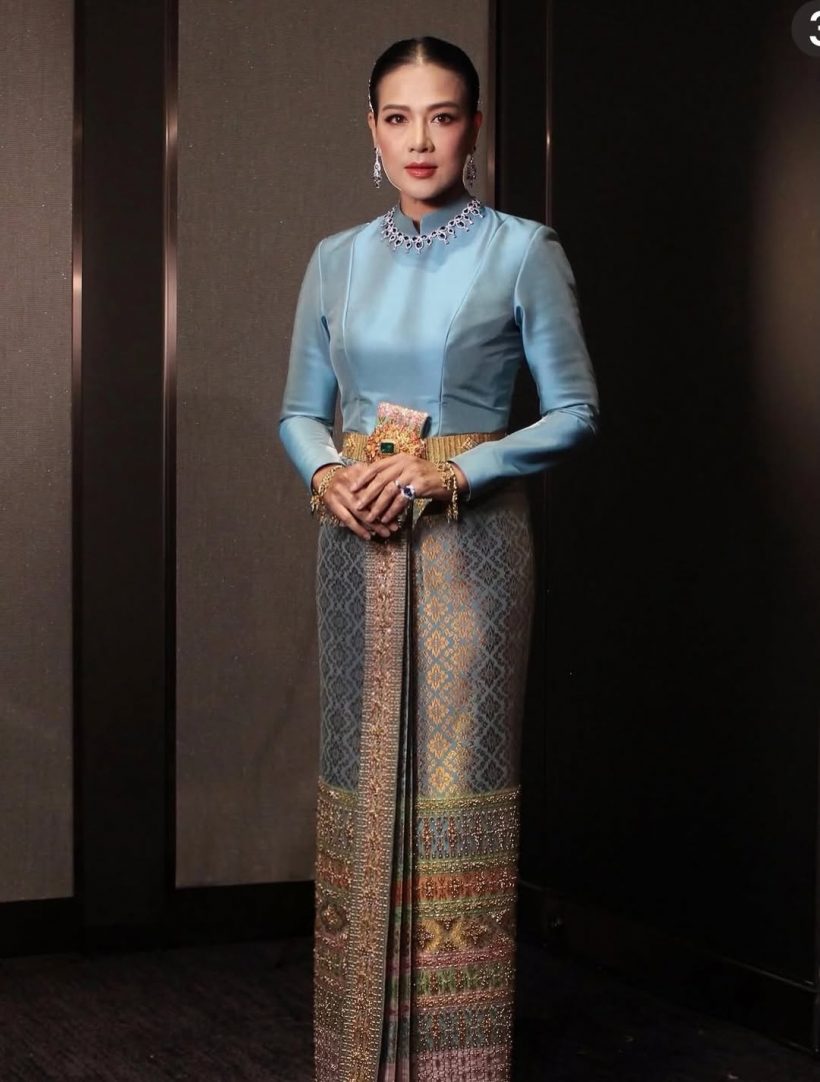ทรงคุณค่า กบ ปภัสรา ในชุดไทยบรมพิมาน สมมงนางงามเก่า