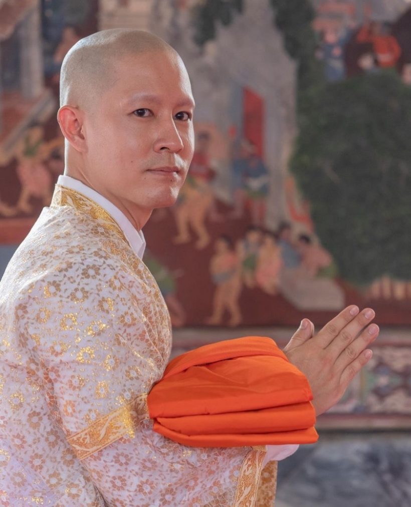 ย้อนดาราหนุ่มดังคนนี้ เคยบวชถวายบุญกุศลแด่ พระองค์ภา