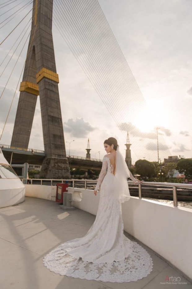 ชมภาพพรีเวดดิ้งสุดหรูของอดีตนางเอก กับเหตุผลสุดซึ้งที่ต้องถ่ายบนเรือสำราญ!