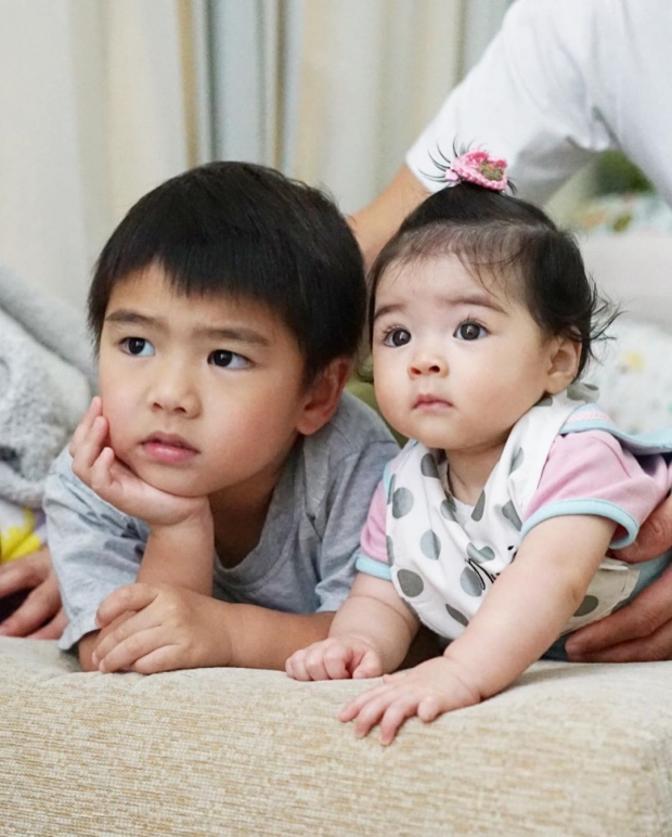 เปิดโมเมนต์ ดีเเลน-เดมี่ พี่ชายดูเเลน้องสาวอบอุ่นสุดๆ