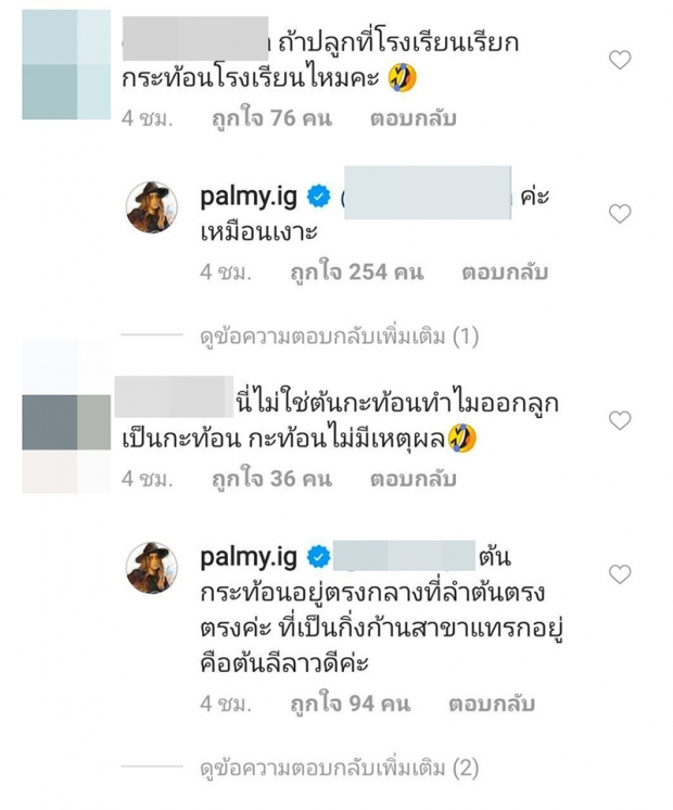 ชาวเน็ตสุดงง! ปาล์มมี่ ปีนต้นลีลาวดีแล้วได้กระท้อน? ที่แท้เป็นแบบนี้