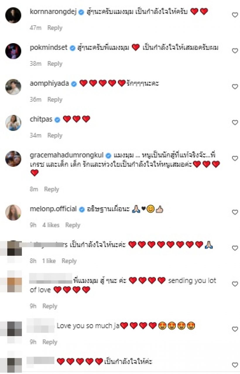 คุณหญิงแมงมุม ฝากข้อความสำคัญถึงทุกคนผ่านไอจี 