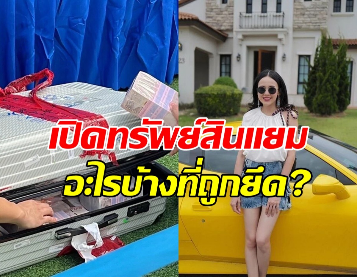 เปิดทรัพย์สิน ‘แยม ธมลพรรณ์’ มูลค่ากว่า 700 ล้านที่ถูกยึดมีอะไรบ้าง