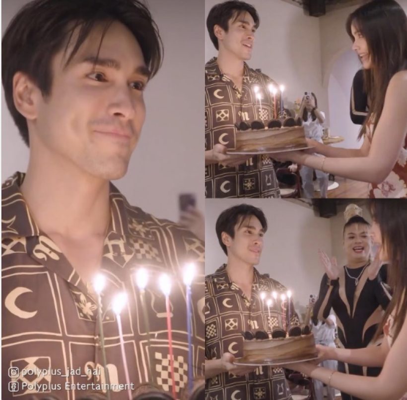 หวานไม่ไหว ญาญ่าหอบเค้ก HBD ณเดชน์ 32 ขวบ 