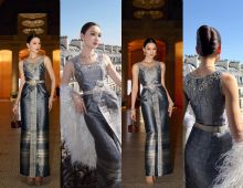เดียร์น่า สุดภูมิใจ ได้พาชุดไทยดุสิต เฉิดฉายกลางกรุงปารีส