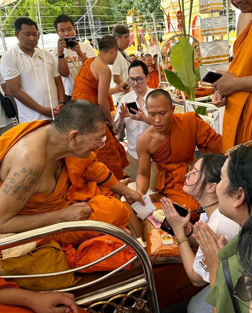 เป็นบุญหนูมาก!! สาวดังเผยภาพภูมิใจ ได้ร่วมบุญกับ นุ่น วรนุช