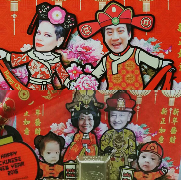 ครอบครัวน่ารัก เมื่อ โอปอล์ - หมอโอ๊ค จัดเต็มลูกแฝดใส่ชุดอาตี๋อาหมวยอวยพรวันตรุษจีน