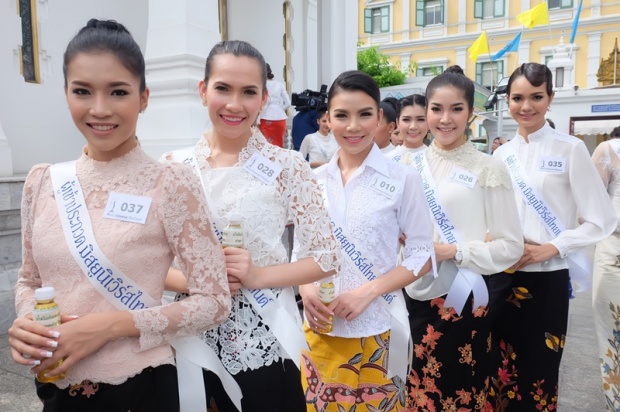 40 สาวงามมิสยูนิเวิร์สไทยแลนด์ 2016 ในชุดไทยร่วมสมัยเลอค่ามากๆ