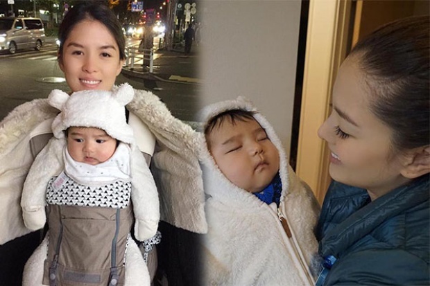 เห็นกันหรือยัง? น้องดีแลนด์ ลูกชาย ลีเดีย ใส่ชุดแบบนี้เที่ยวญี่ปุ่น