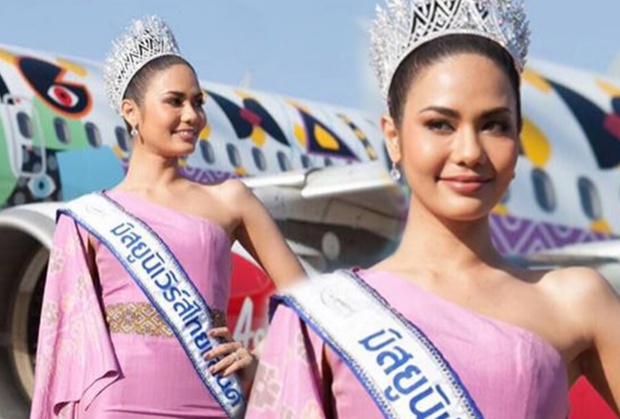 “น้ำตาล” เผยโฉมสวยงามอย่างไทยเปิดตัวเครื่องบินลายผ้าไหมลำแรกของโลก