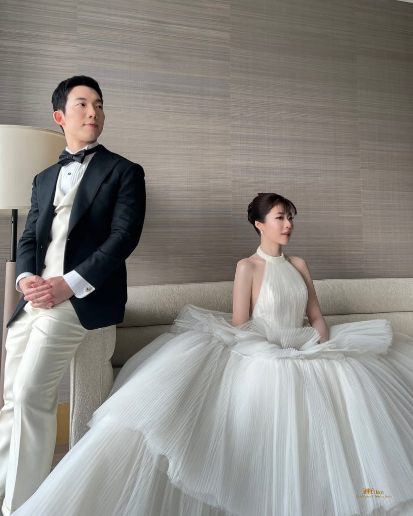 บรรยากาศงานแต่งนักร้องสาวAF ชื่นมื่น บ่าวสาวสวยหล่อเหมาะสม