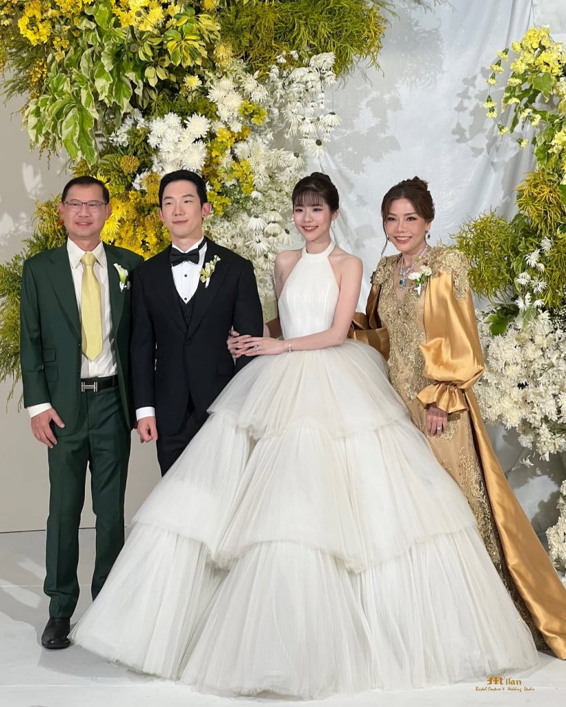 บรรยากาศงานแต่งนักร้องสาวAF ชื่นมื่น บ่าวสาวสวยหล่อเหมาะสม