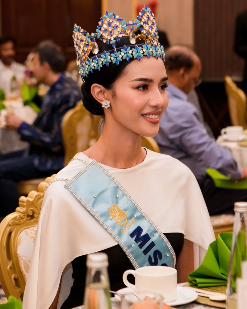 เปิดประวัติมงกุฎฟ้า บนศรีษะ โอปอล ใช้อัญมณี 6 ทวีป มูลค่าเเพงอึ้ง