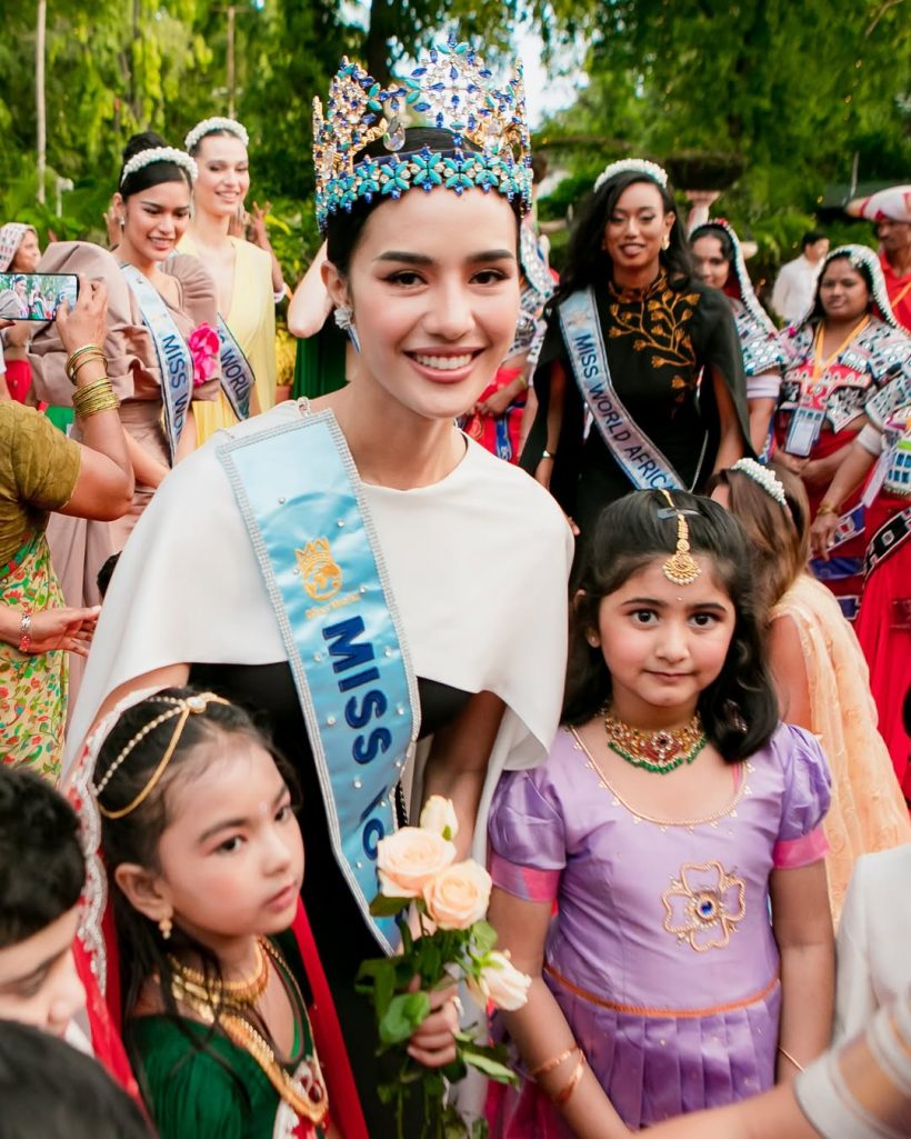 เปิดประวัติมงกุฎฟ้า บนศรีษะ โอปอล ใช้อัญมณี 6 ทวีป มูลค่าเเพงอึ้ง