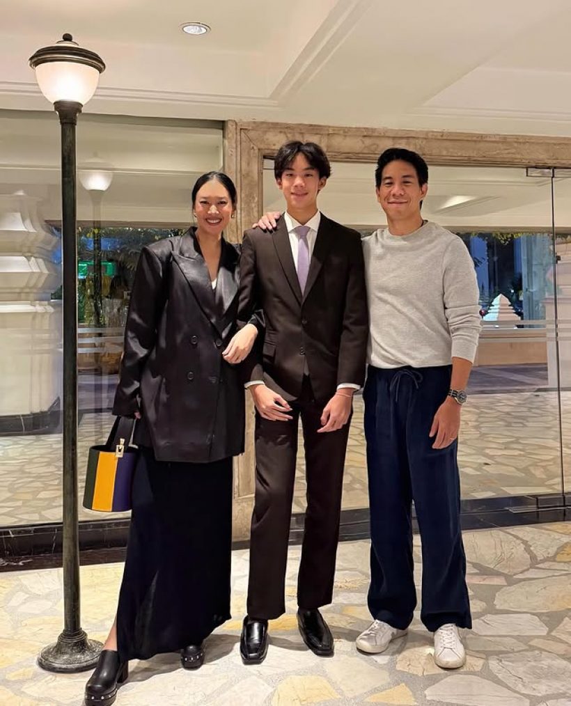 โตแล้วหล่อมาก! เปิดภาพ น้องมังกร ลูกชายอดีตนางเอกดังคนนี้