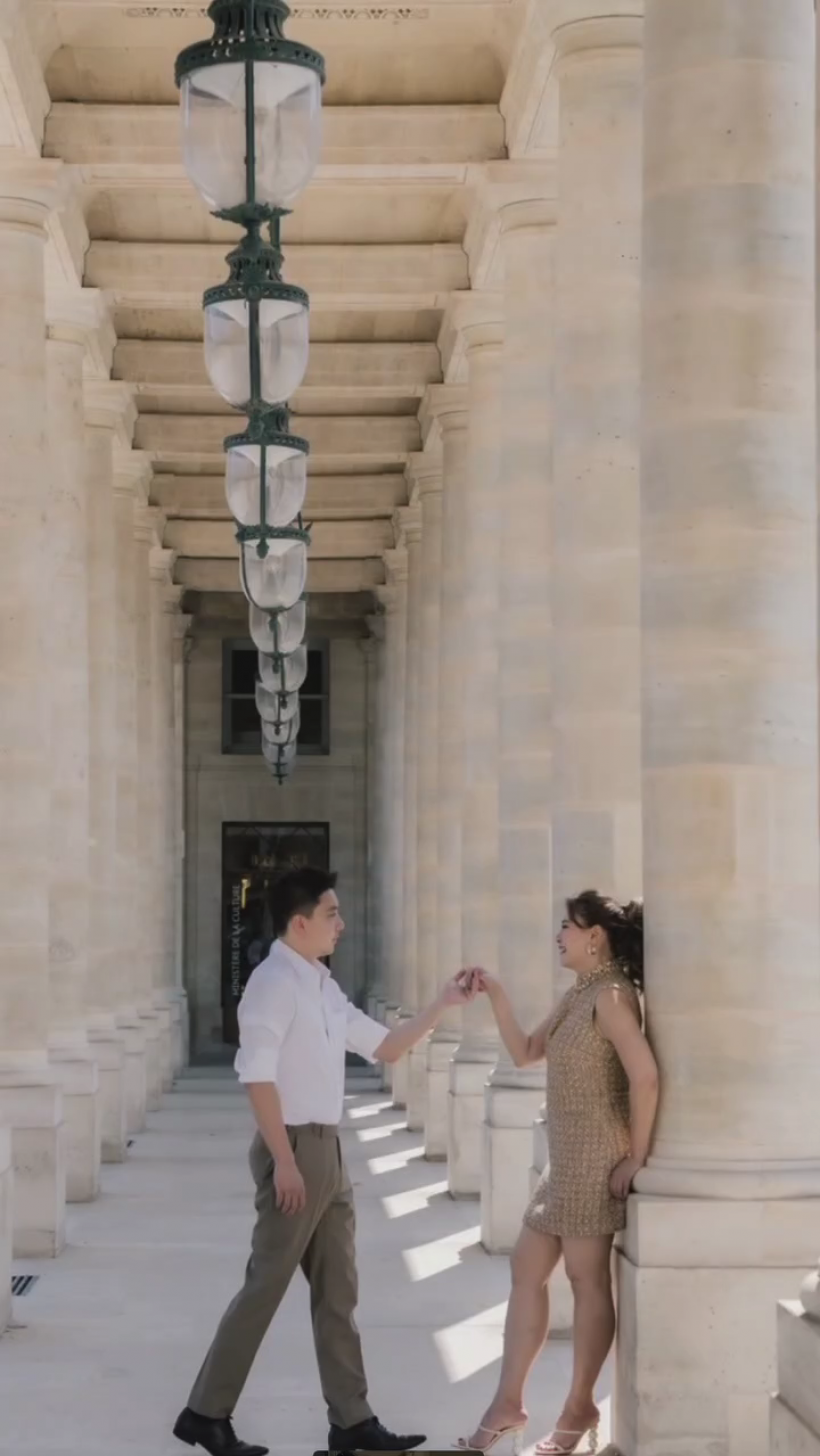 มีข่าวดี? โอ๋ ภัคจีรา-แฟนหนุ่ม กับช็อตหโรแมนติกกลางปารีส?