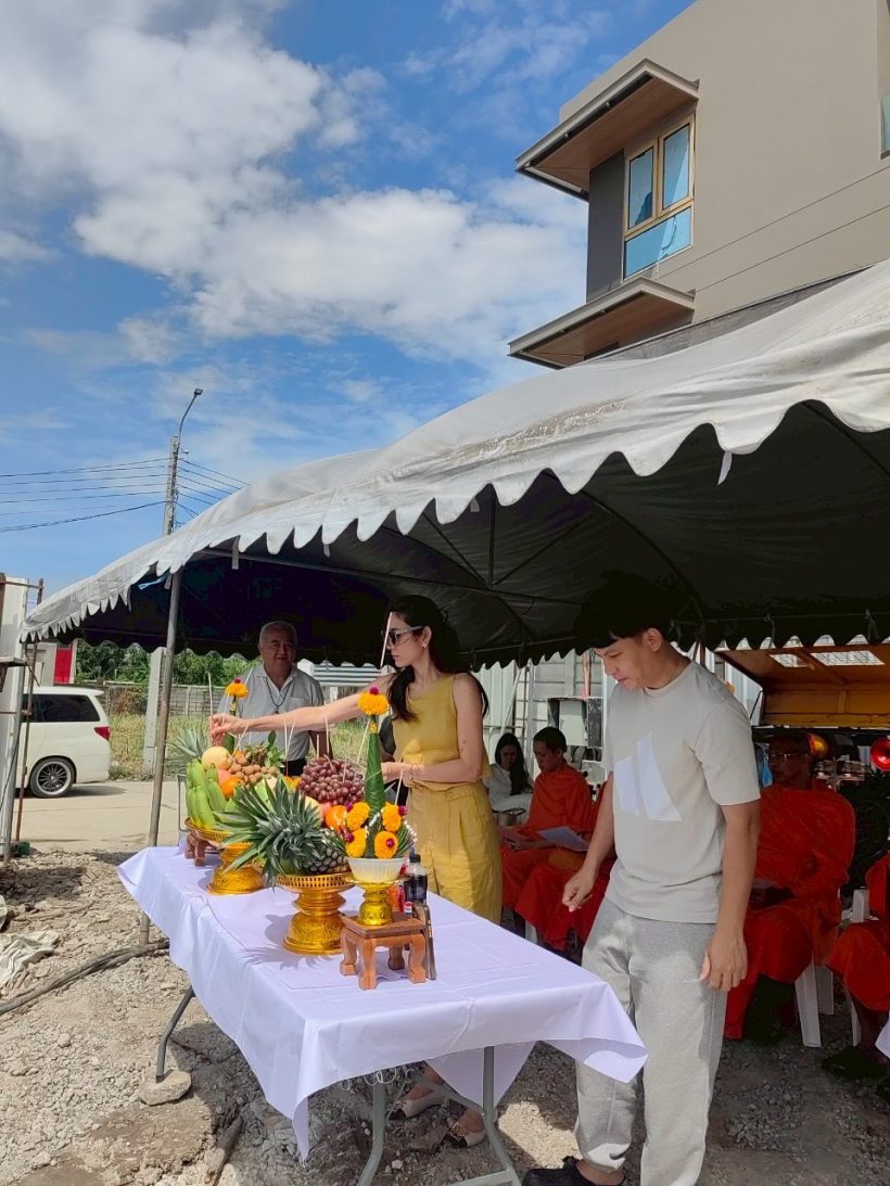 อ้อน เกวลิน สร้างบ้านใหม่สุดอลัง พร้อมทำพิธีสวดถอนแล้ว