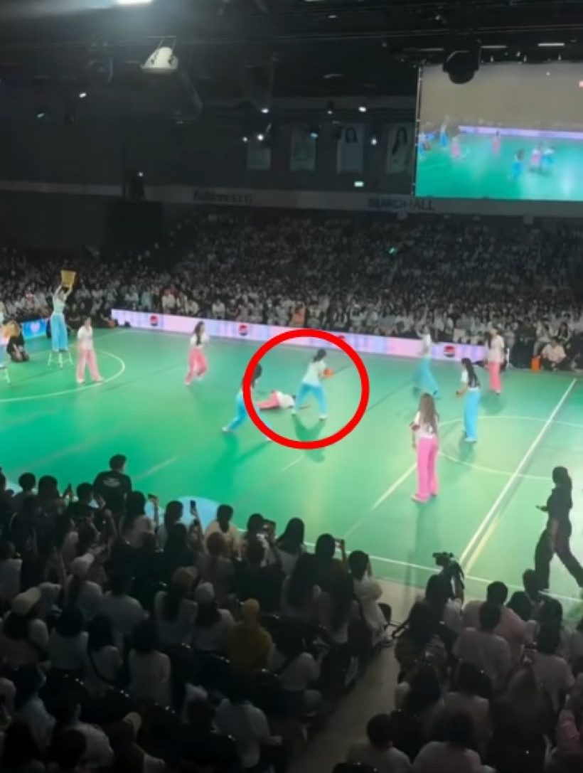 เก๋ไก๋ ณัฐธิชา ล้มหน้าคว่ำกลางกีฬาสี แฟนคลับติง เธอคนนี้เล่นแรง!?