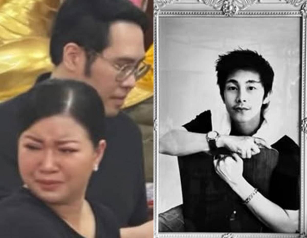 เห็นแล้วน้ำตาไหลตาม! จิตดี-พุทธ ปล่อยโฮหนัก กลางงานศพ นัท ณัฐวุฒิ