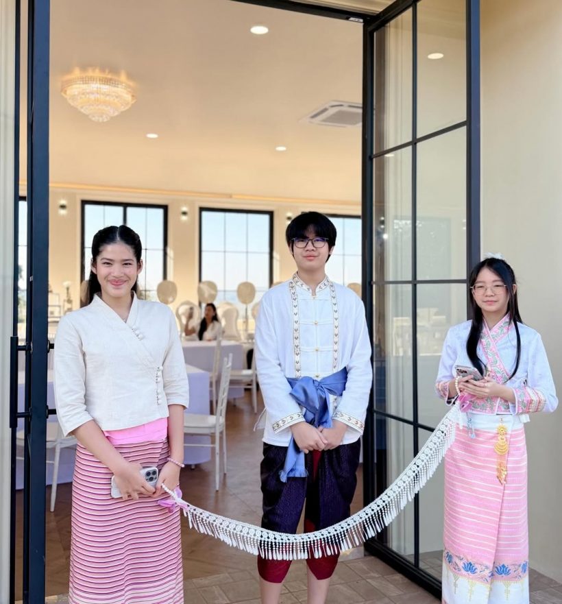 ส่องลุค น้องนาวากั้นประตูเงินประตูทอง สวยสง่าเกินวัย14