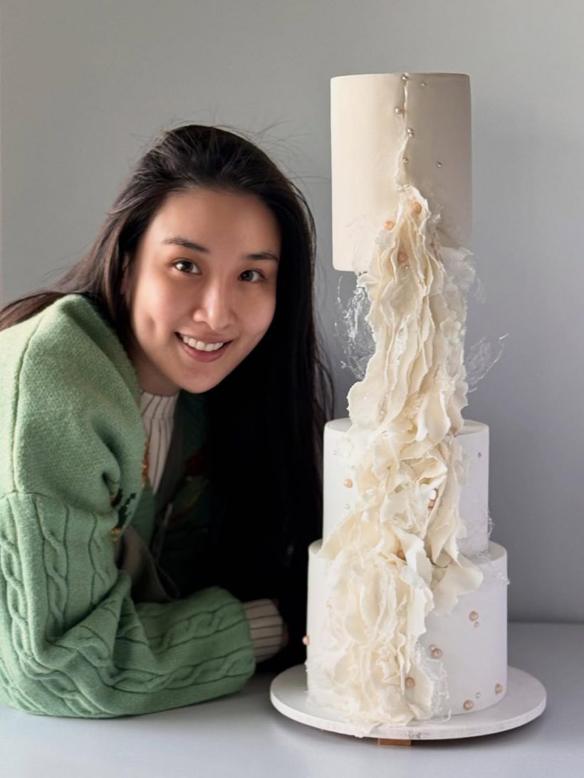 ส่องฝีมือ กระติ๊บ ชวัลกร ทำเค้กงานแต่ง บอกเลยไม่ธรรมดา!!