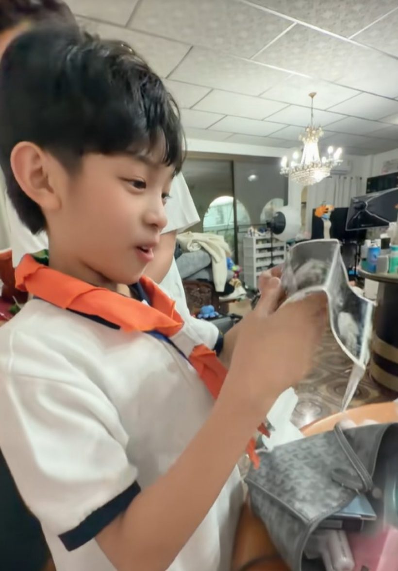 เปิดสีหน้า น้องเรซซิ่ง เมื่อรู้แม่แพท ณปภา กำลังมีน้องอีกคน