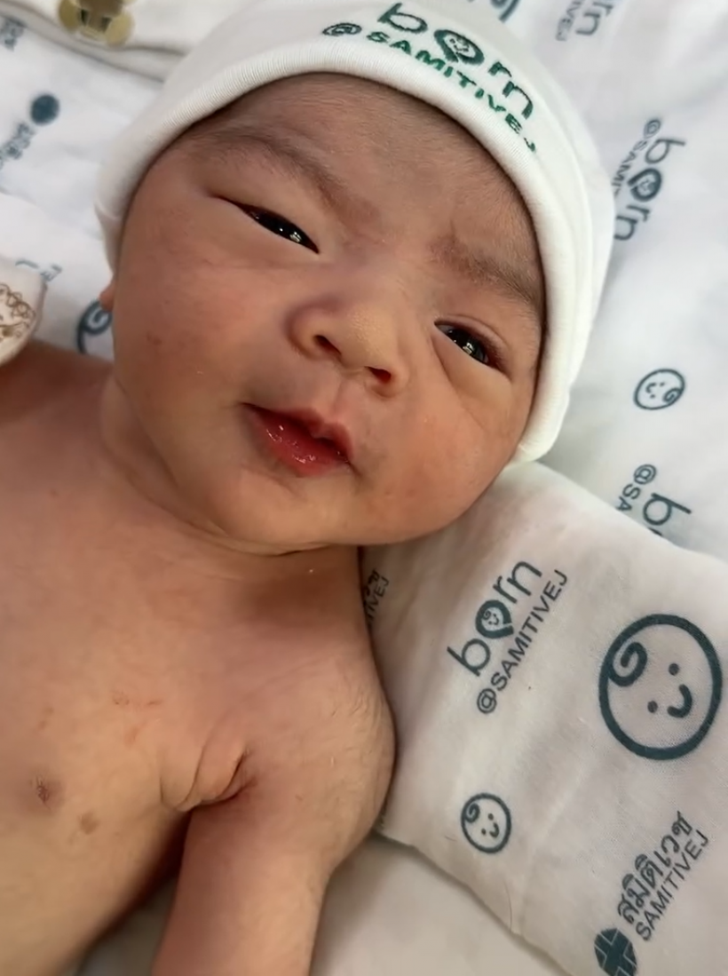 พระเอกดังเฮ! ภรรยาคลอดลูกชายคนเเรก อย่างปลอดภัย