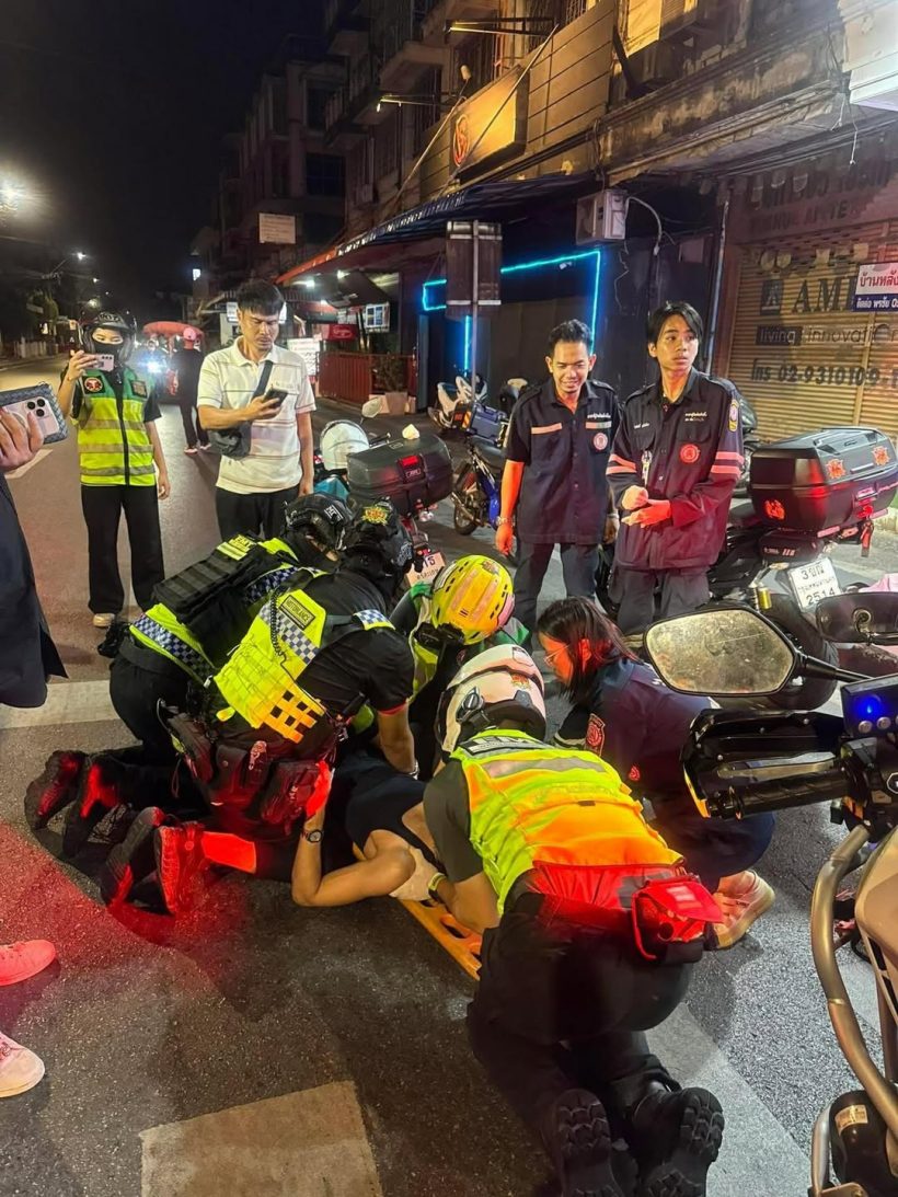 สุดห่วง ดาราดังถูกรถชนคาทางม้าลาย ต้องใส่เหล็กตลอดชีวิต