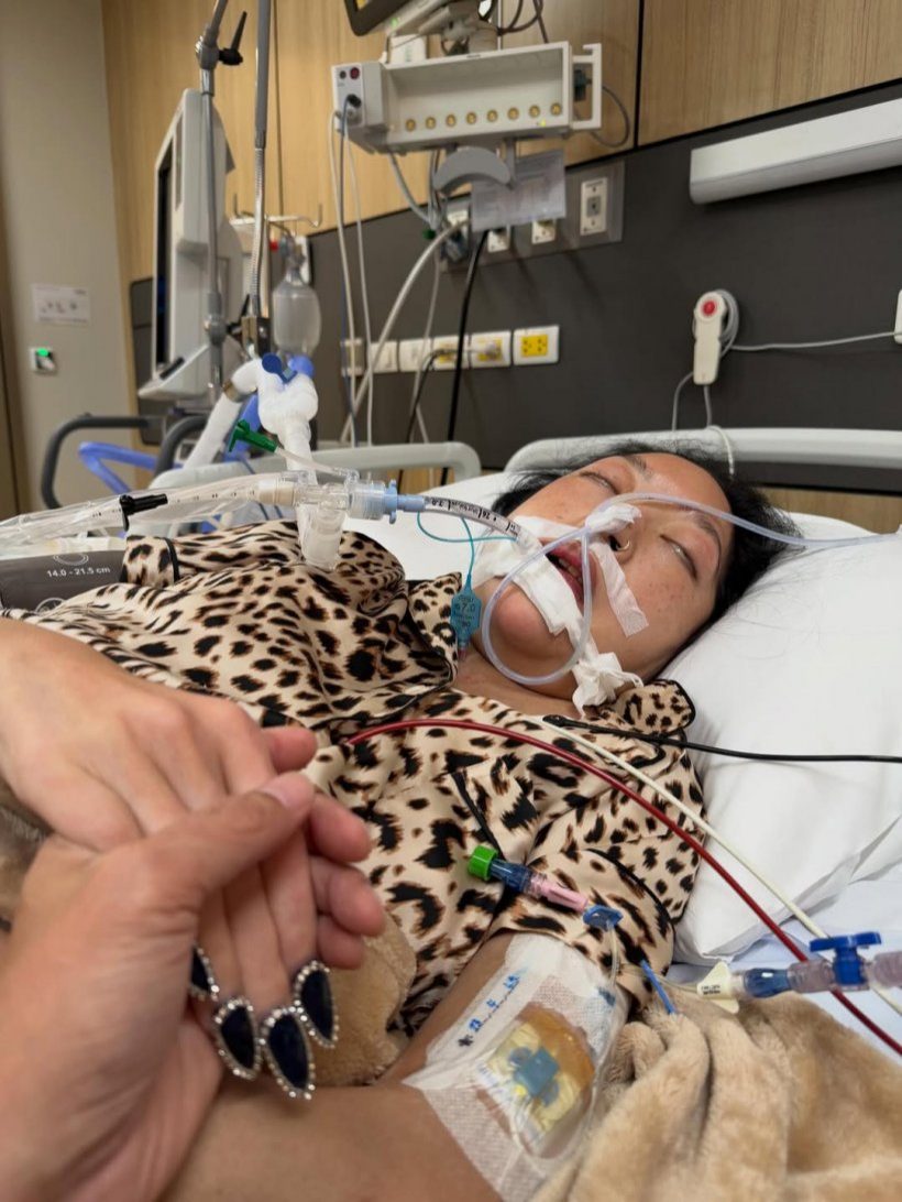 ใจหาย! เปิดภาพคุณหญิงบัว เกิดภาวะหยุดหายใจเฉียบพลัน