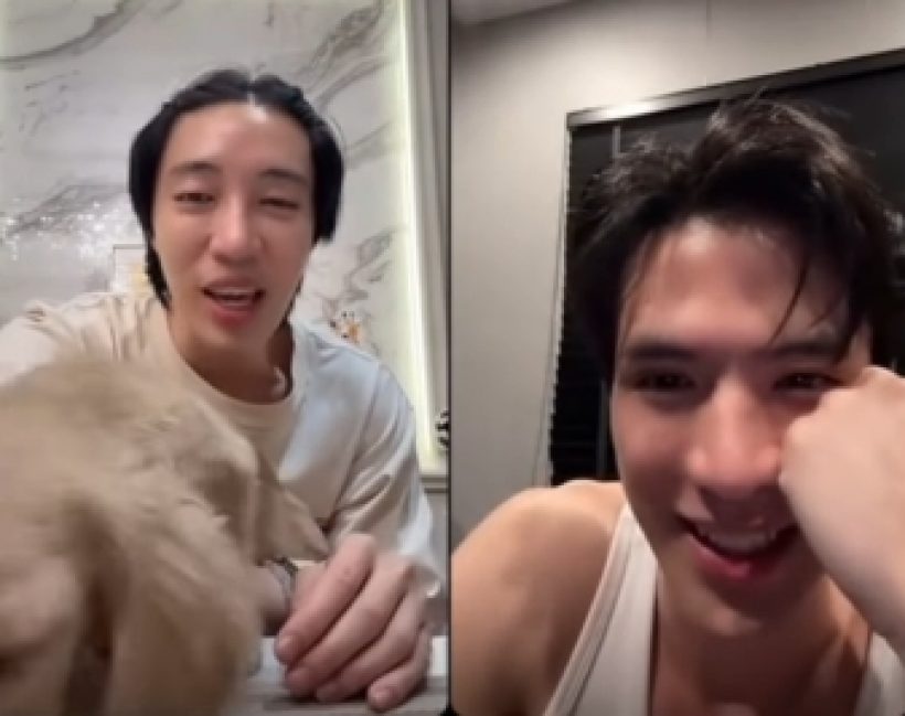 ว้าวุ่น!ฟิล์ม-นนท์ ควงไลฟ์สดโชว์โมเมนต์ หลังยันจูบสงกรานต์แค่ฟิล