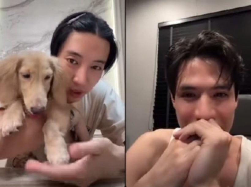 ว้าวุ่น!ฟิล์ม-นนท์ ควงไลฟ์สดโชว์โมเมนต์ หลังยันจูบสงกรานต์แค่ฟิล