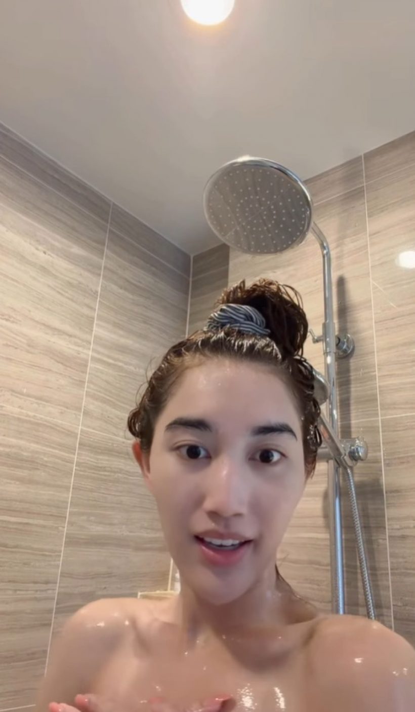 ใจสั่นทั้งไอจี! เบสท์ คำสิงห์ โชว์อาบน้ำ ผิวเนียนละเอียดสุดๆ