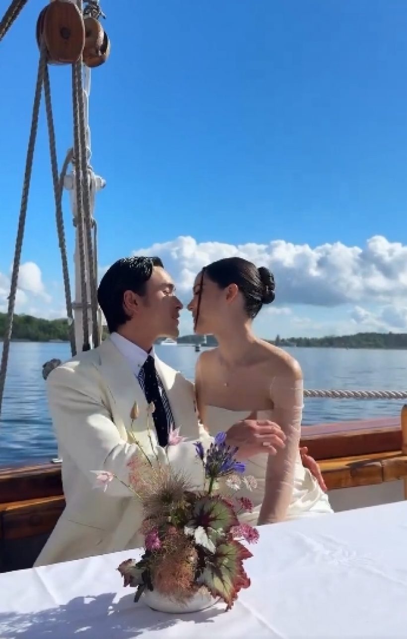 เริ่มแล้ววิวาห์หยุดโลก! ณเดชน์ญาญ่า ล่องเรือโชว์คิสสุดฟิน